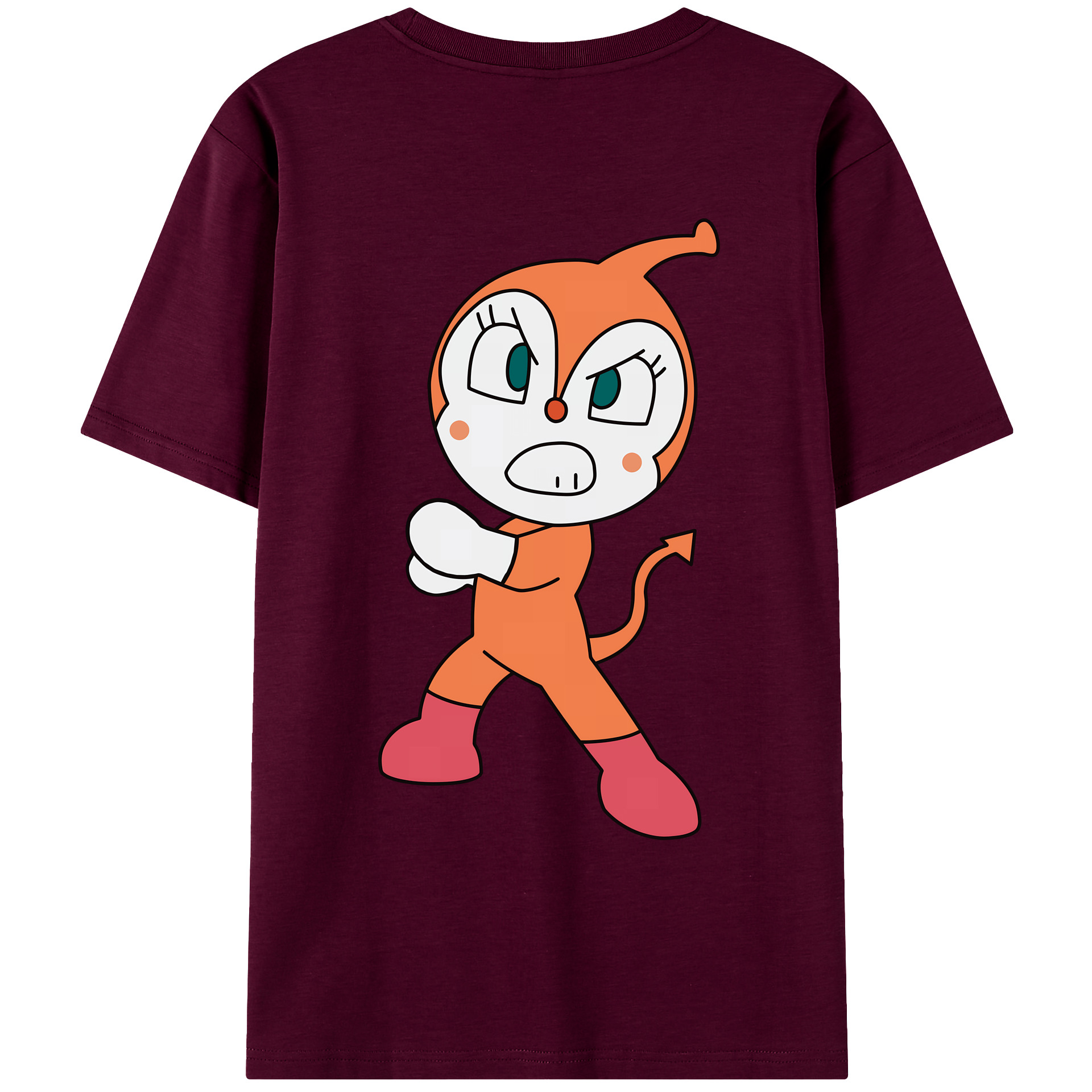 （画像用） アンパンマン Anpanman レディース半袖Tシャツ(バックプリント)